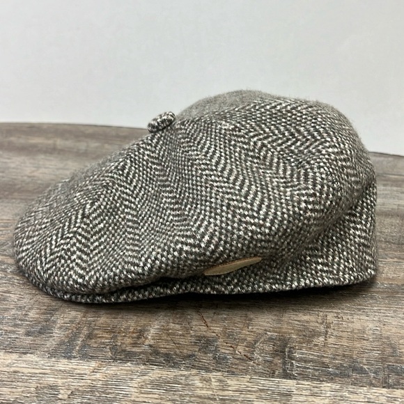 Kangol Herringbone 504 Flat Cap - Picture 1 of 9